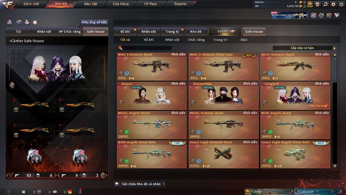 shop acc cf uy tin gia re